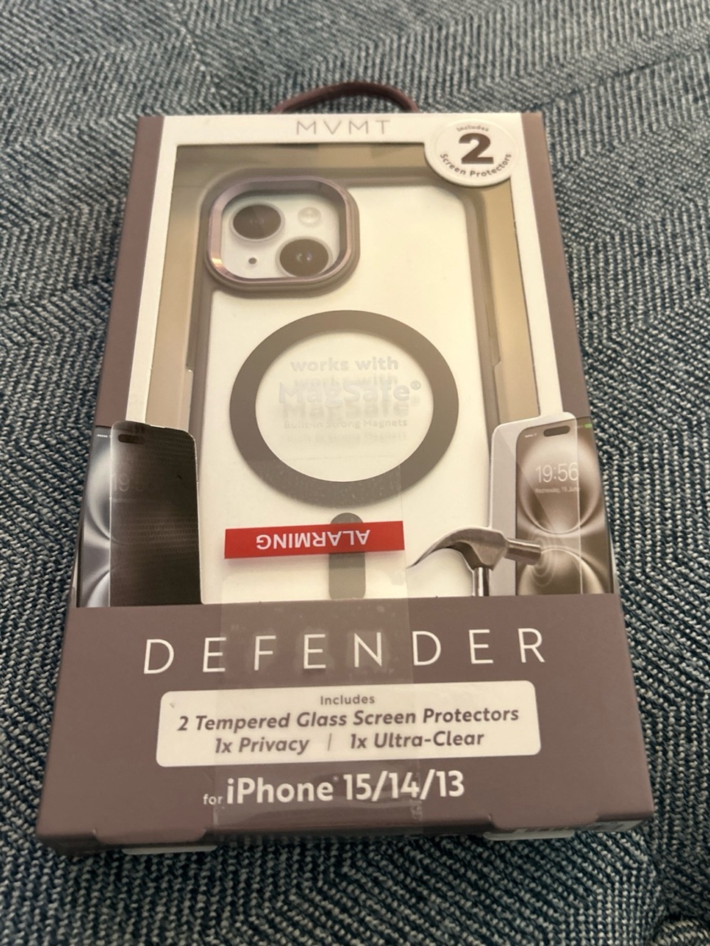 MVMT Defender Protection Bundle For iPhone 15/14/13 Works With MagSafe NIB